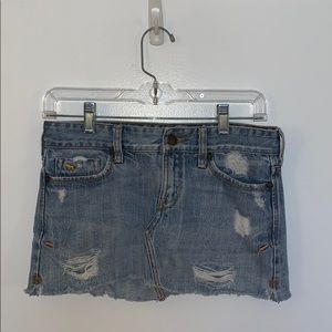 Jean mini-skirt